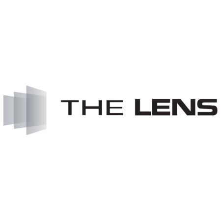The lens logo